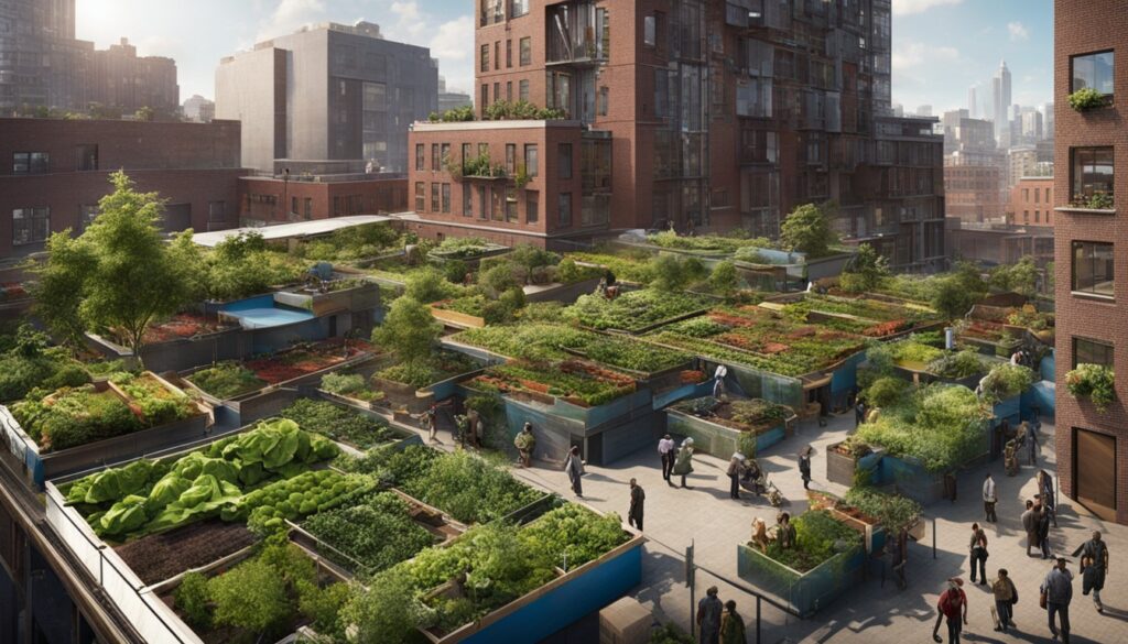 community building urban farming