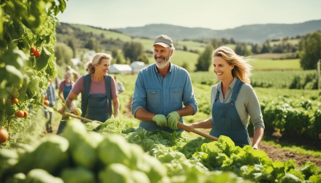 organic farming local communities