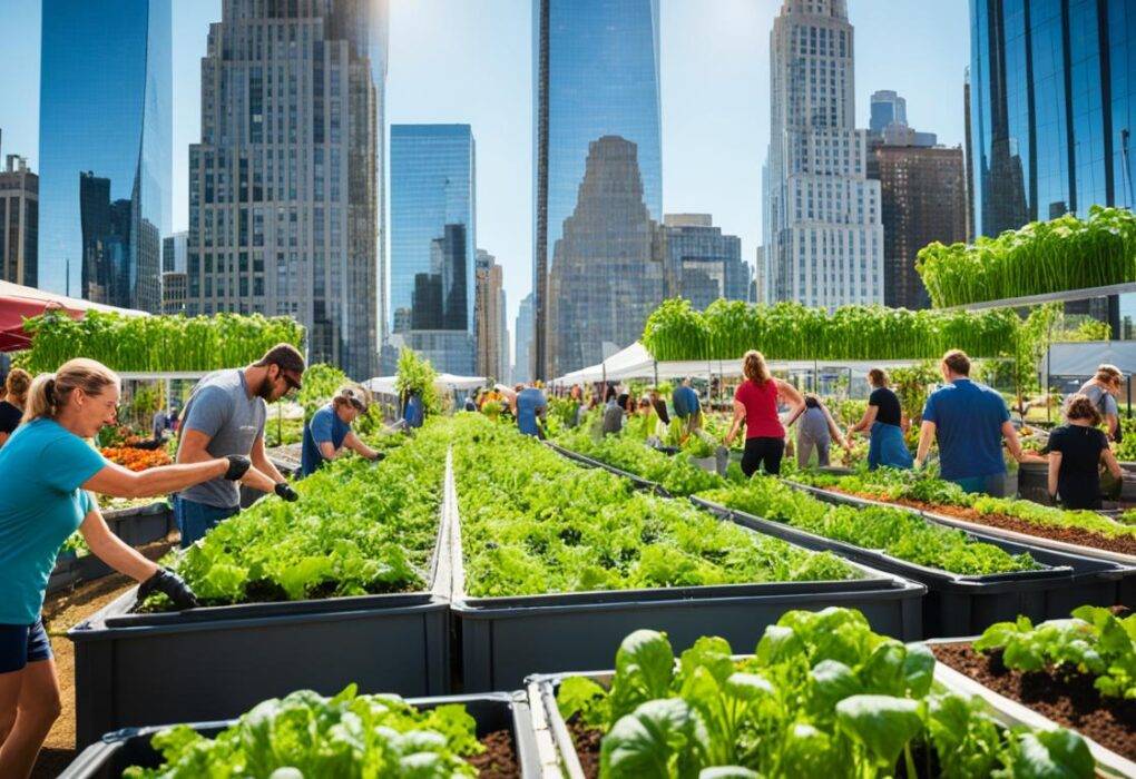 what is an example of urban farming