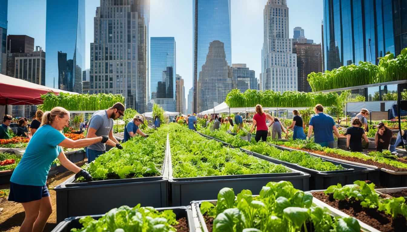 what is an example of urban farming